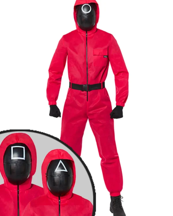 Amscan AU Squid Game Guard Deluxe Adult Costume>Men Men's Costumes