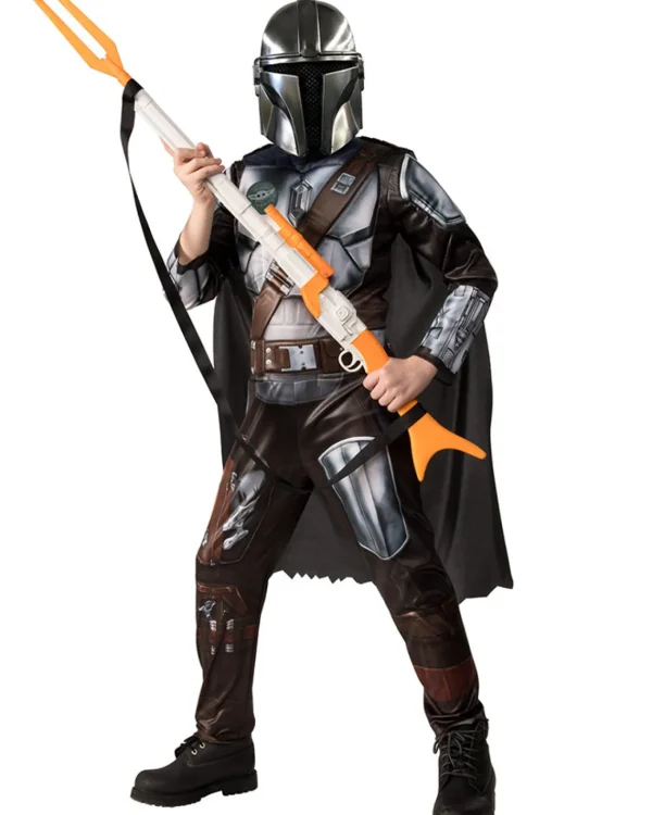 Rubies Star Wars Mandalorian Deluxe Boys Costume>Kids Kids Costumes