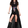 Music Legs Stars Soldier Womens Costume>Women Women's Costumes