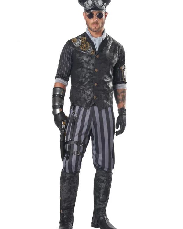 California Costumes Steampunk Commander Mens Costume>Men Men's Costumes