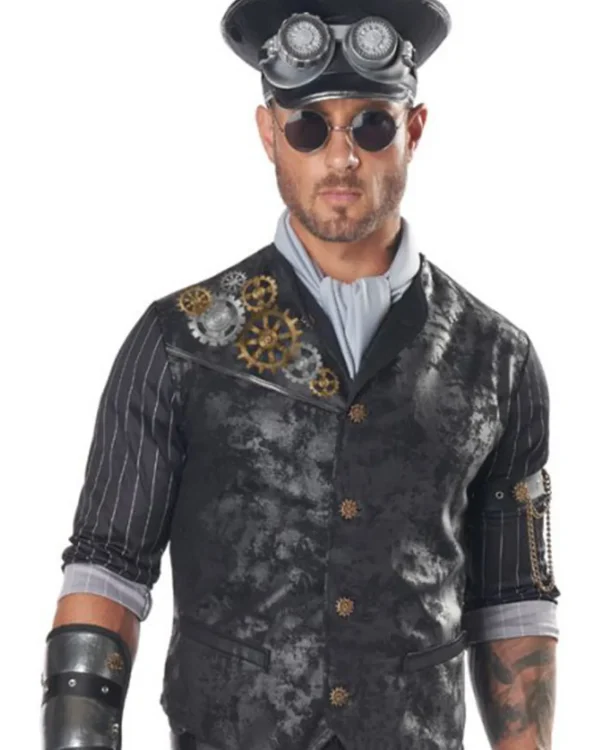 California Costumes Steampunk Commander Mens Costume>Men Men's Costumes