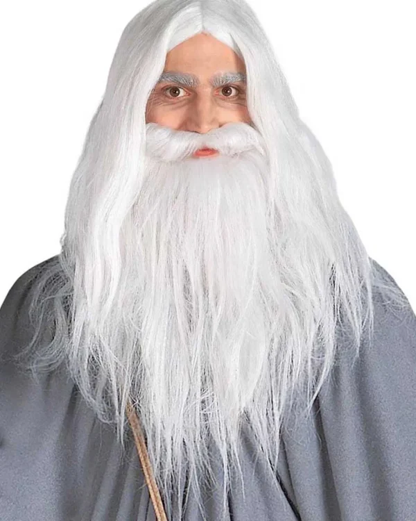 Rubies The Lord Of The Rings Gandalf Wig And Beard Set> Halloween Wigs