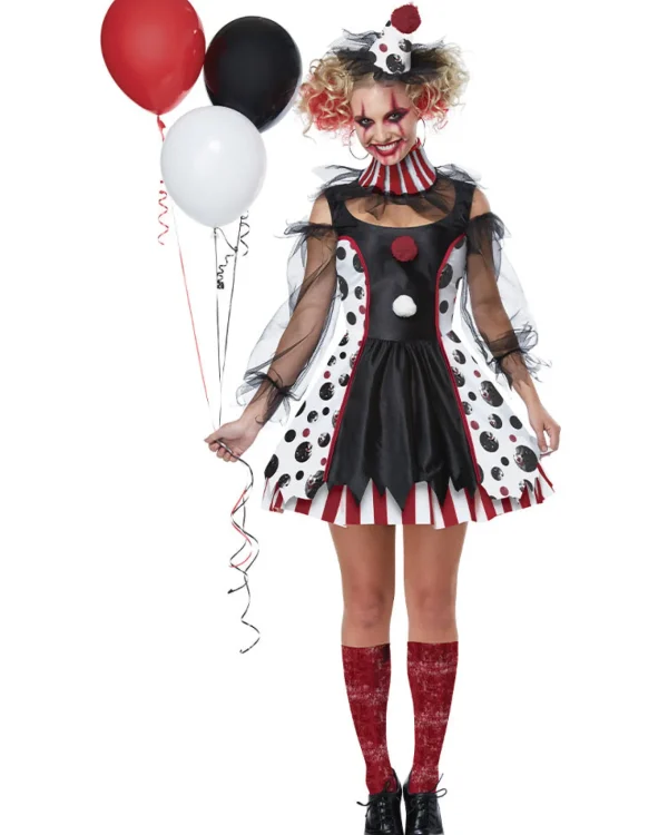 California Costumes Twisted Clown Womens Costume>Women Women's Costumes