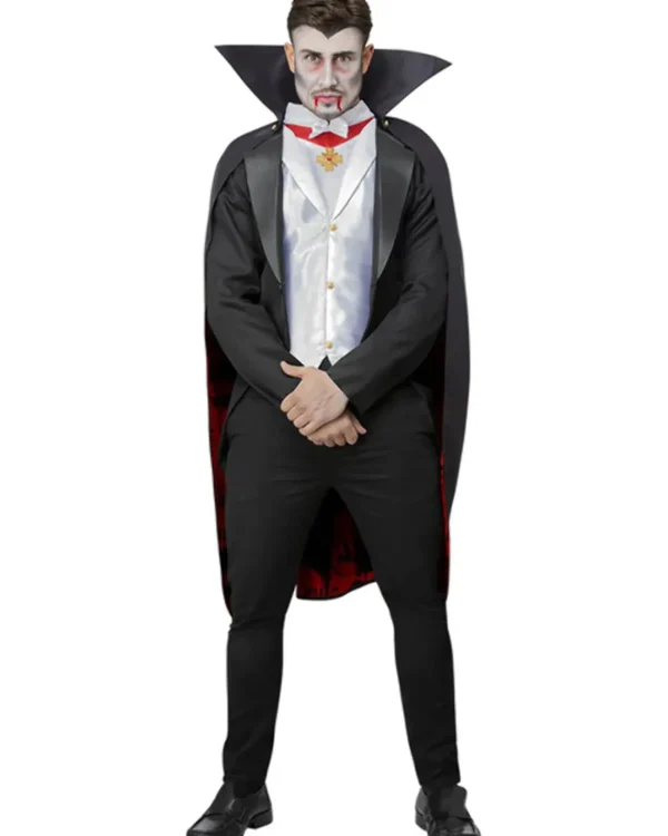 Smiffys Universal Studios Monsters Dracula Vampire Deluxe Mens Costume> Horror Movies