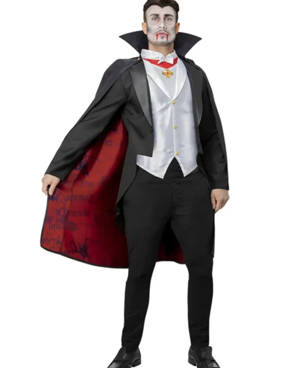 Smiffys Universal Studios Monsters Dracula Vampire Deluxe Mens Costume> Horror Movies