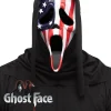 Fun World Usa Flag Ghost Face Mask> Halloween Masks