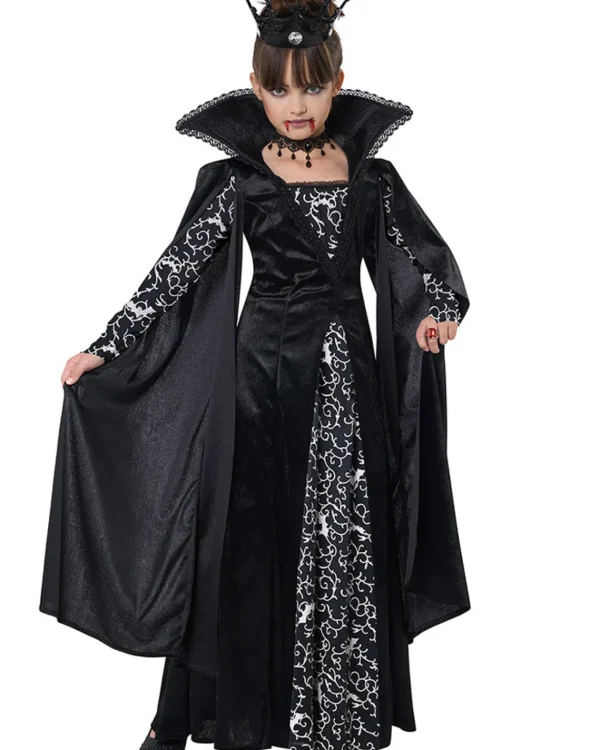 California Costumes Vampire Queen Deluxe Girls Costume>Kids Kids Costumes