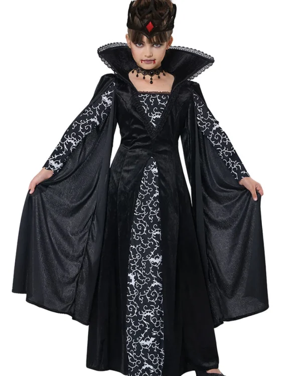 California Costumes Vampire Queen Deluxe Girls Costume>Kids Kids Costumes