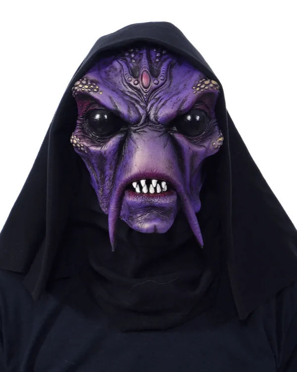 Zagone Studios Venutian Alien Monster Hooded Premium Mask With Moving Mouth> Halloween Masks