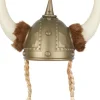 Tomfoolery Viking Helmet With Plaits> Halloween Accessories