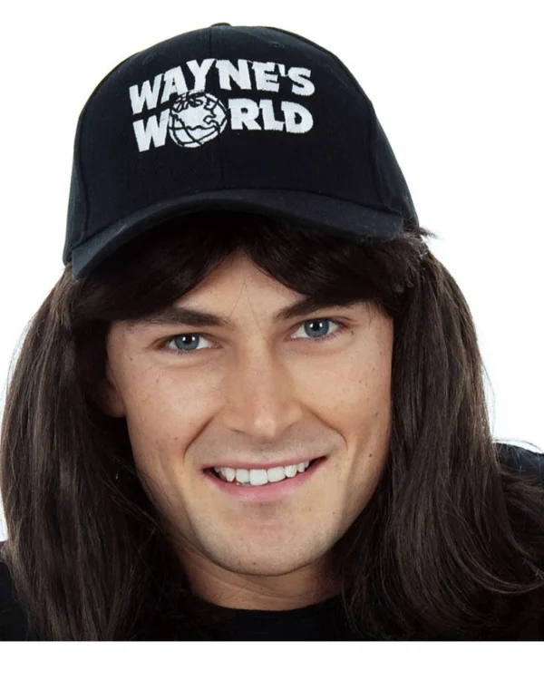 Allaura Wigs and Hair Wayne Black Mullet Wig With Black Cap> Halloween Wigs