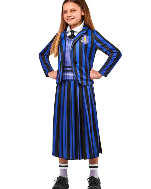 Rubies Wednesday Nevermore Academy Blue Enid Deluxe Girls Costume>Kids Kids Costumes