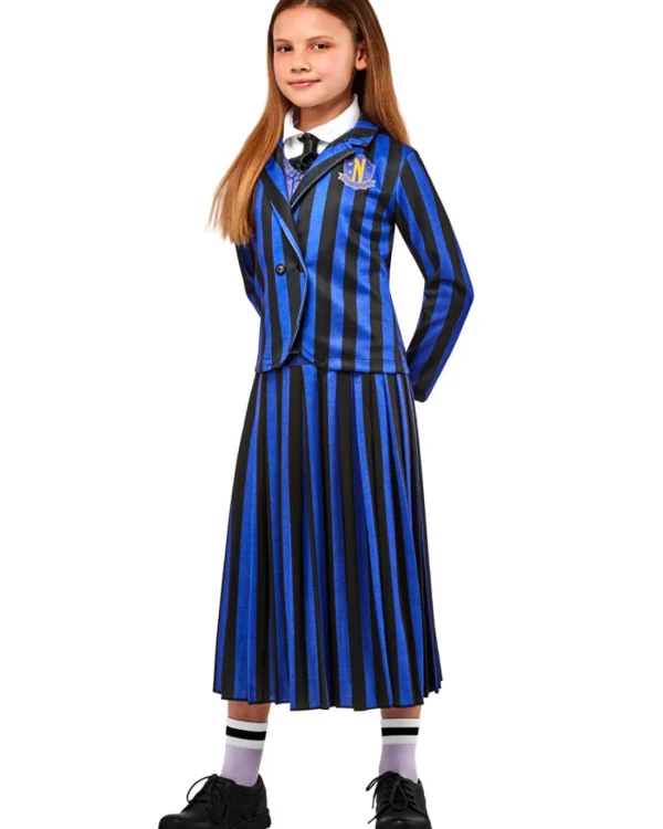 Rubies Wednesday Nevermore Academy Blue Enid Deluxe Girls Costume>Kids Kids Costumes