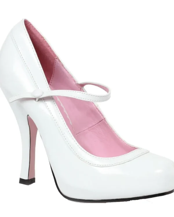 Ellie Shoes White Babydoll Heels Womens Shoes> Saints &Amp; Sinners