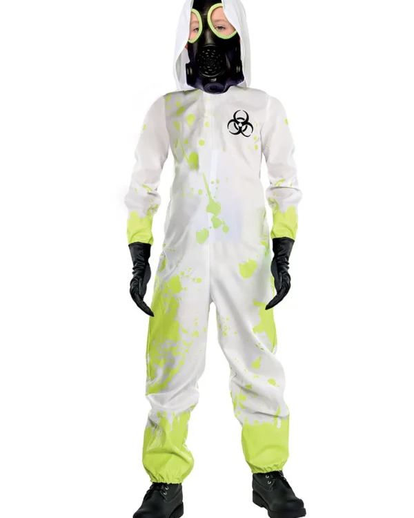 Amscan AU White Hazmat Suit Boys Costume> Zombie Apocolypse