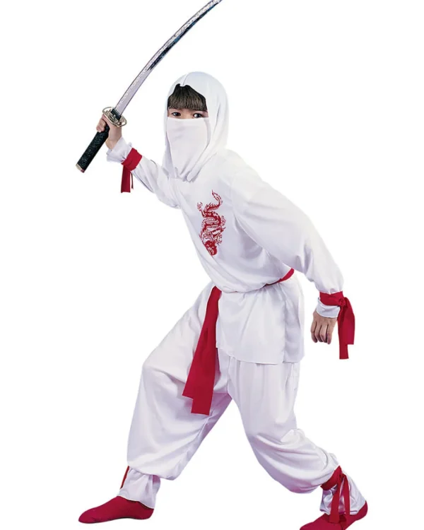 Fun World White Ninja Boys Costume>Kids Kids Costumes