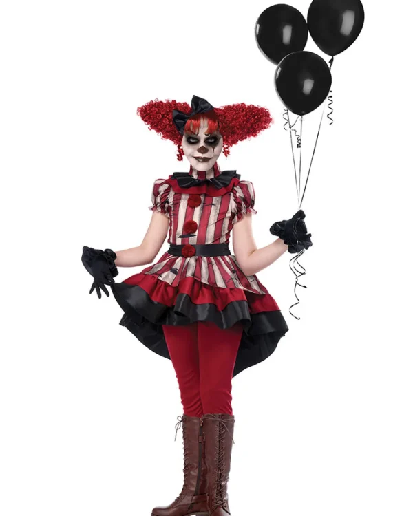 California Costumes Wicked Klown Girls Costume>Kids Kids Costumes