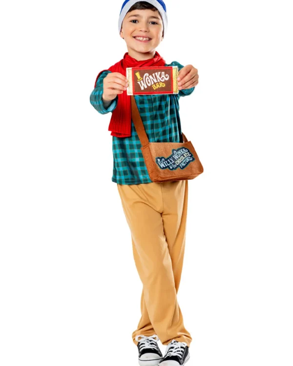 Rubies Willy Wonka Charlie Bucket Deluxe Boys Costume> Horror Movies