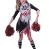 Amscan AU Zombie Cheerleader Girls Kids Costume>Kids Kids Costumes