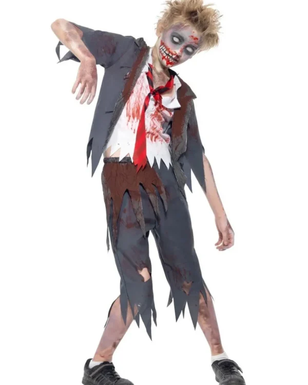 Smiffys Zombie School Boy Boys Costume>Kids Kids Costumes